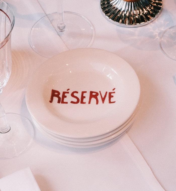 Anna Nina Réservé Dessert Plate