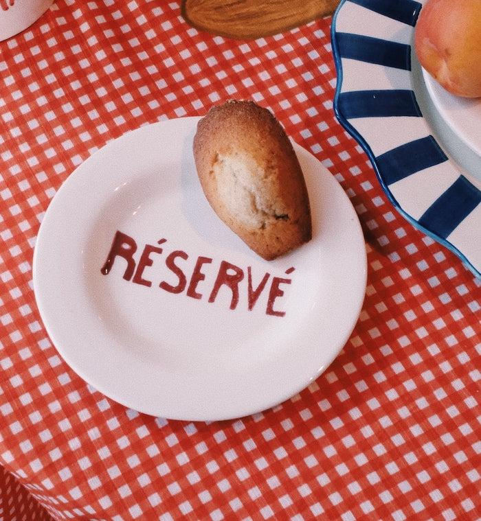 Anna Nina Réservé Dessert Plate