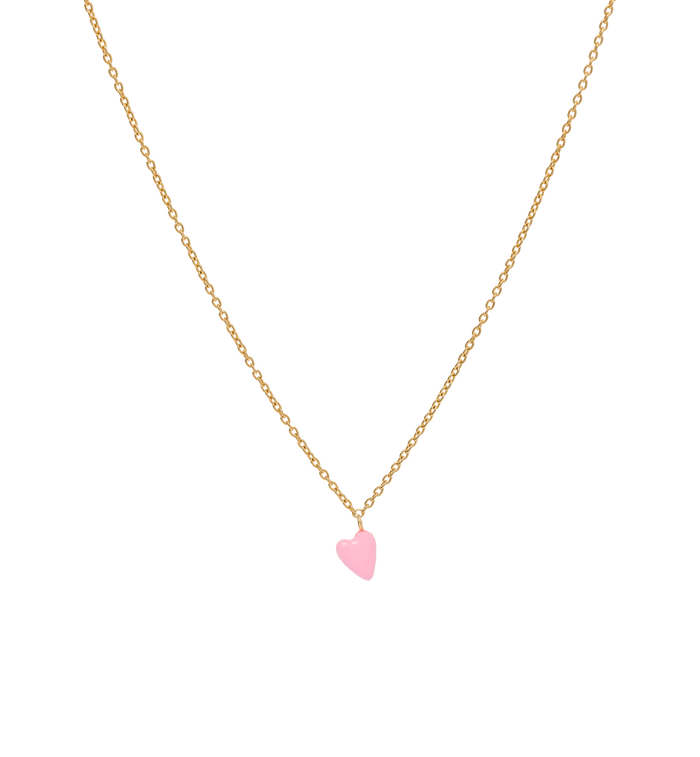 anna nina Rose Heart Beat Necklace Silver