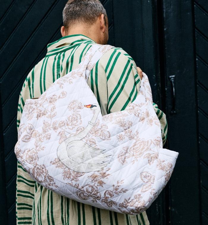 Anna Nina Rose Quilted Tote Bag