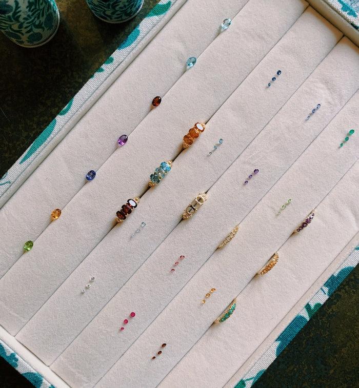 Anna Nina Rose Ring Y/G 14K Yellow Gold