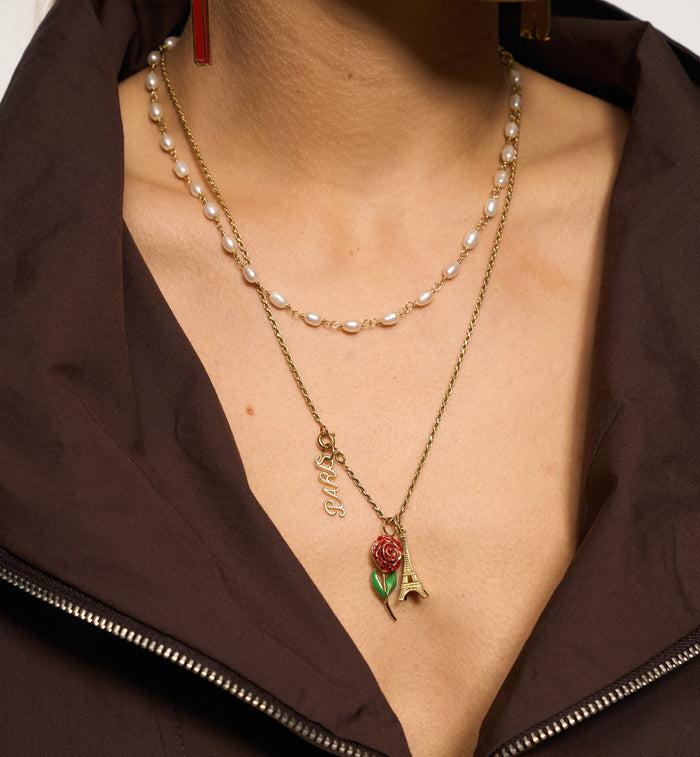 Anna Nina Roses Are Red Charm Silver