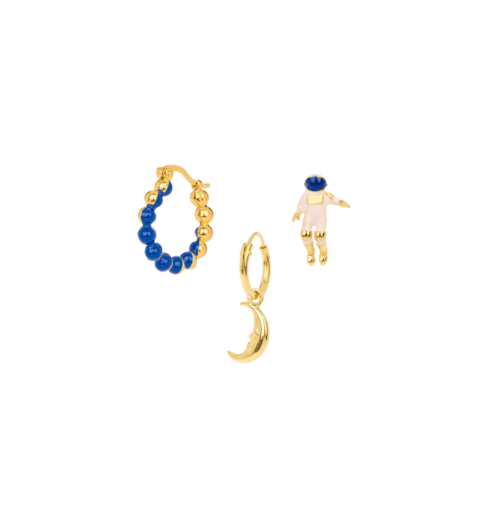 Anna Nina Set: Moon Landing Silver