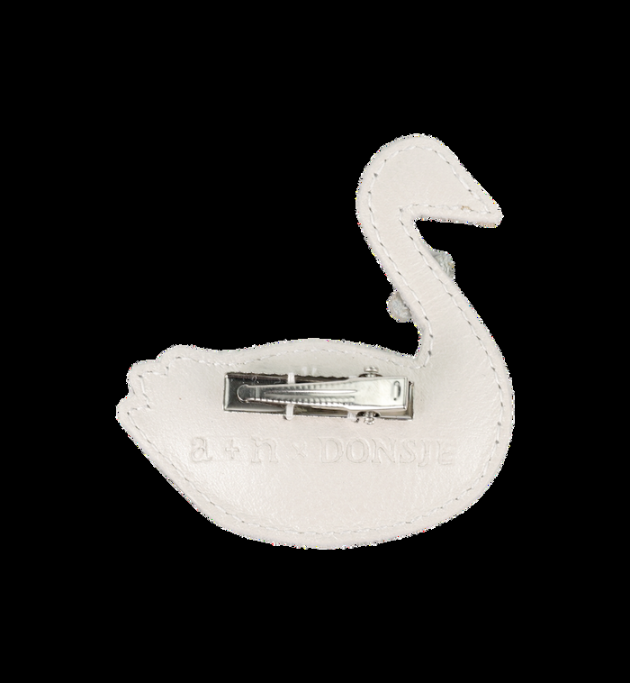 Anna Nina Shimmer Swan Clip