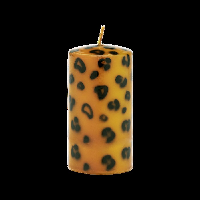 Anna Nina Short Leopard Print Blunt Candle