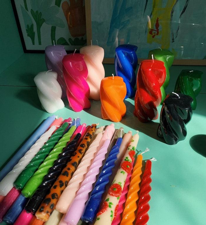 Anna Nina Short Twisted Blunt Candle Nude