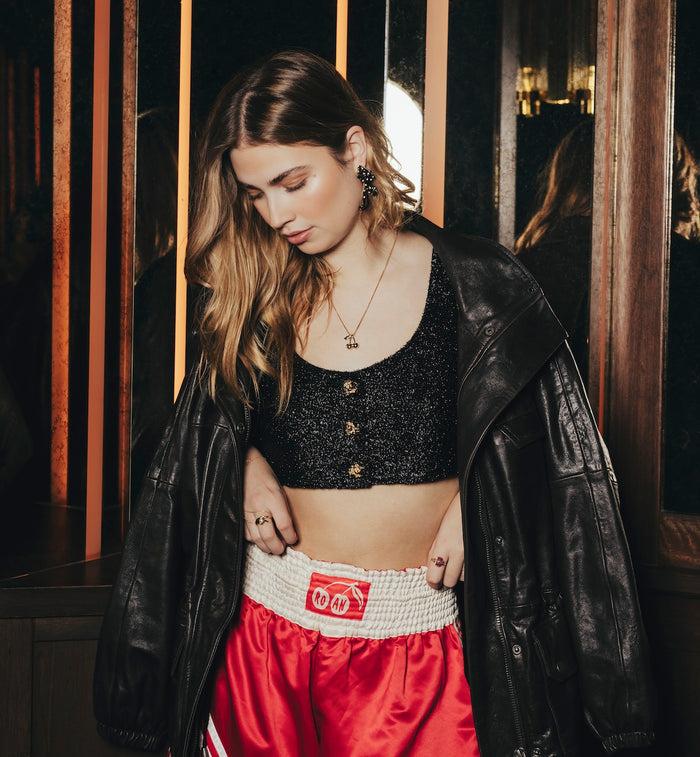 Anna Nina Single Panther's Gaze Stud