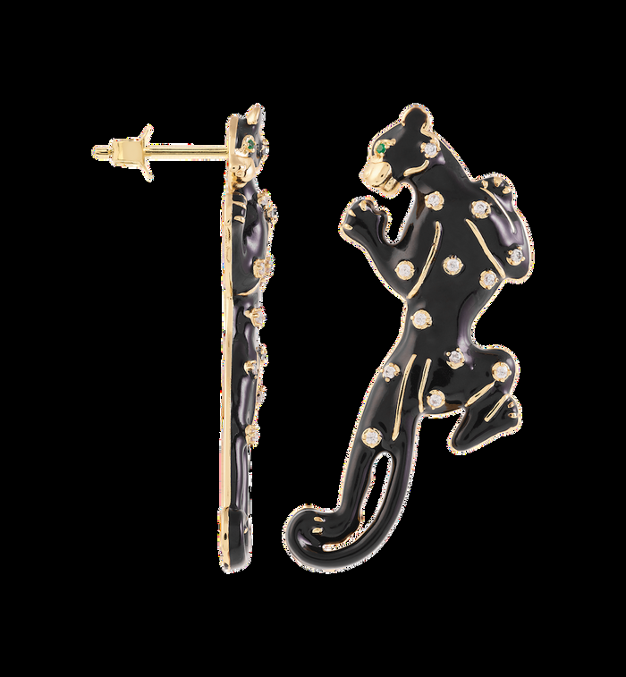 anna nina Single Panther's Gaze Stud