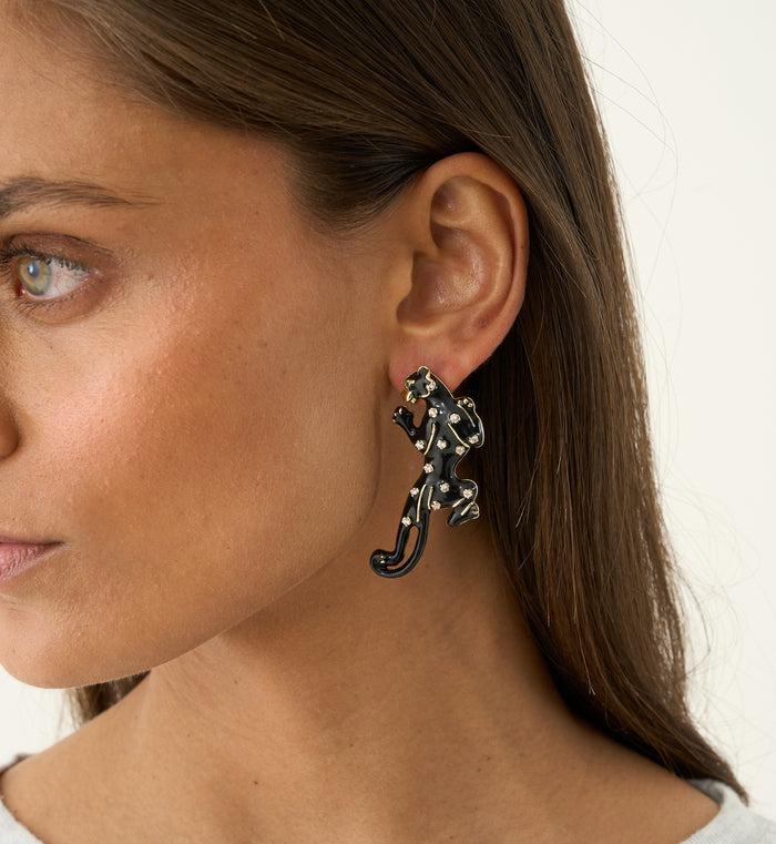 Anna Nina Single Panther's Gaze Stud