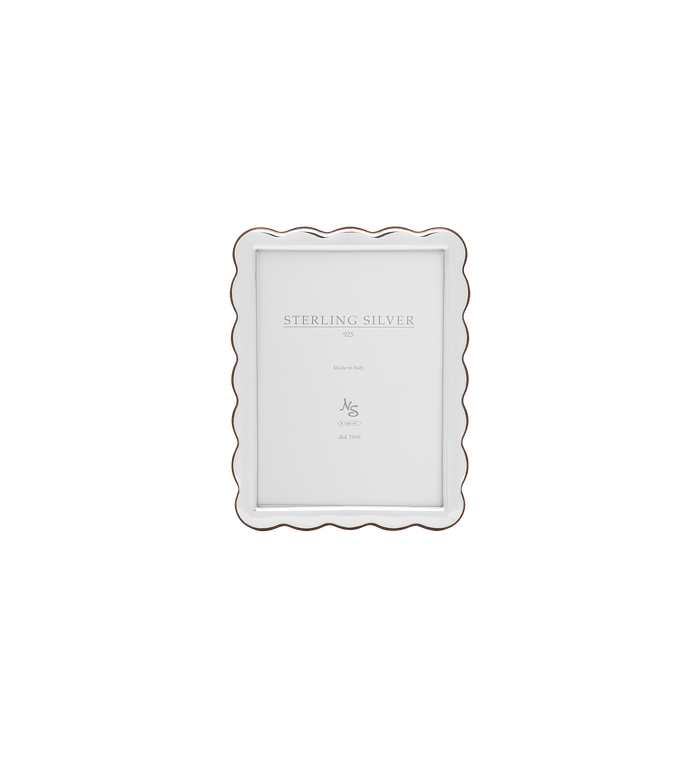 Anna Nina Small Silver Weavy Frame