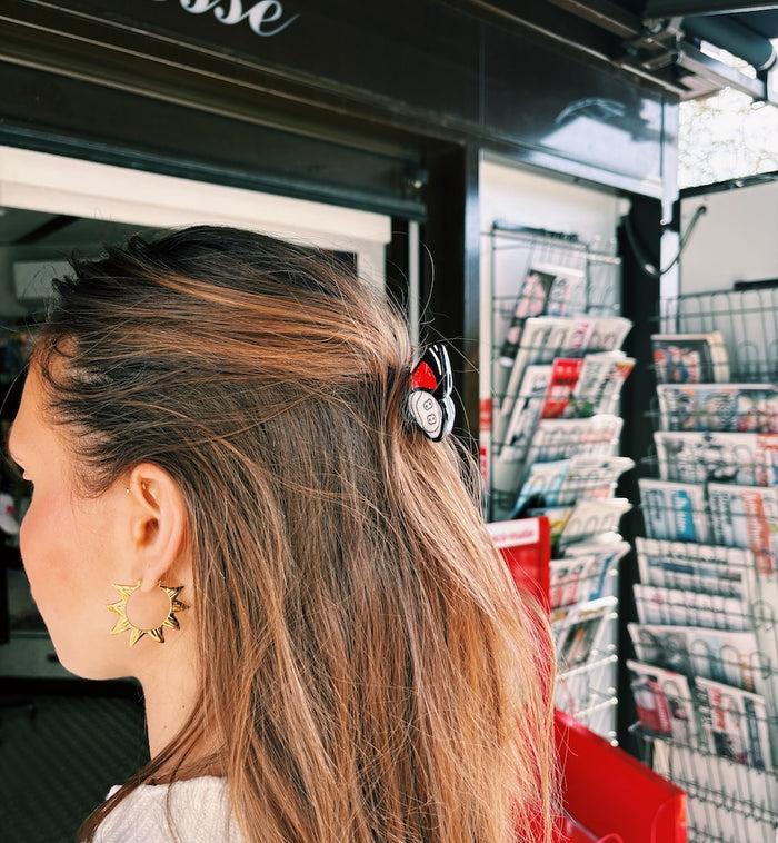 Anna Nina Solar Eclipse Butterfly Hair Clip