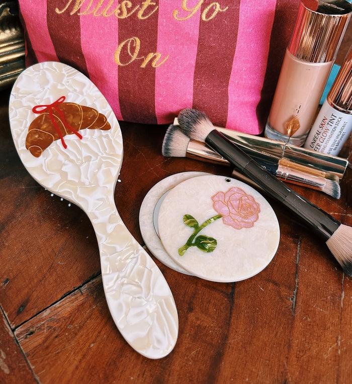 Anna Nina Solar Eclipse Croissant Hair Brush