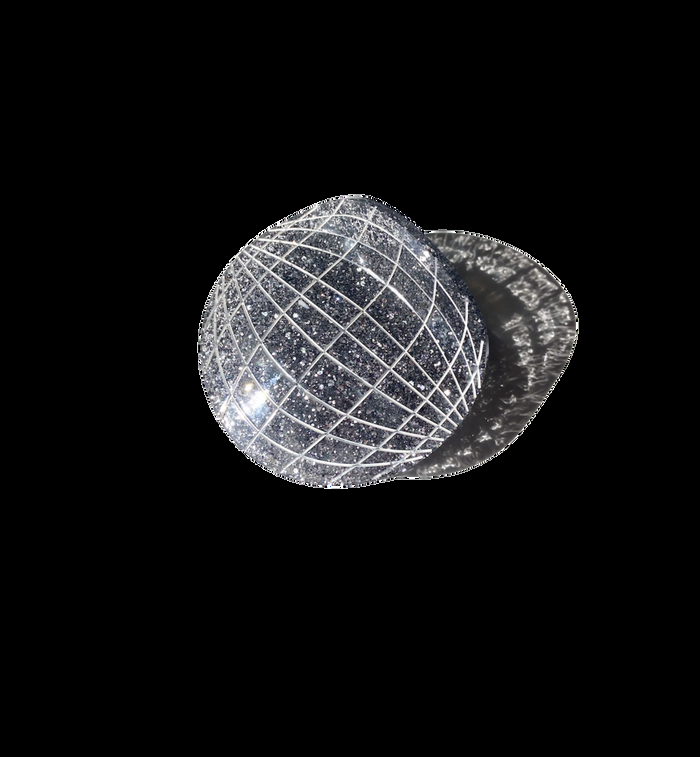 anna nina Solar Eclipse Disco Ball Hair Clip