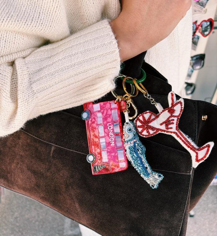 Anna Nina Solar Eclipse London Bus Bag Charm