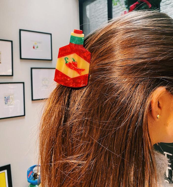 Anna Nina Solar Eclipse Spicy Hot Sauce Hair Clip