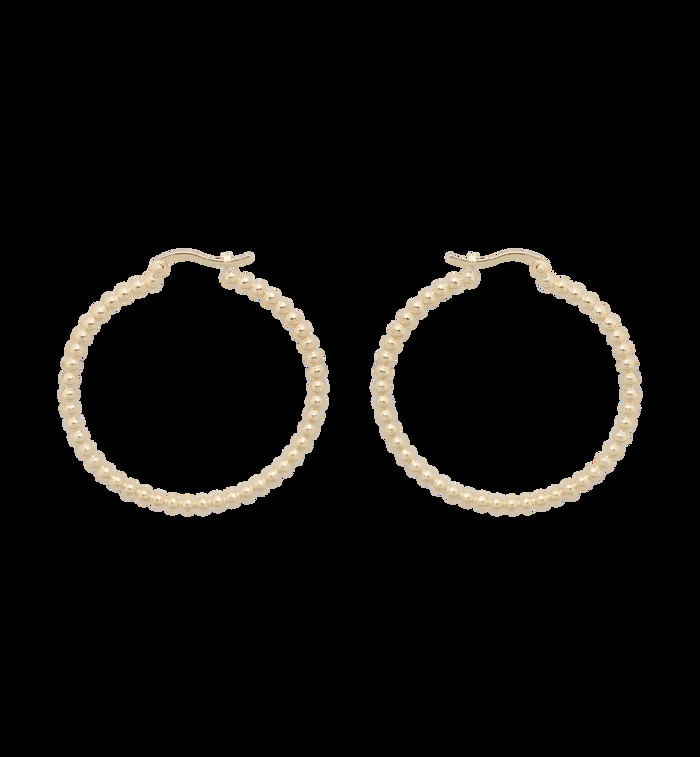 Anna Nina Solstice Big Hoop Earrings Gold Plated