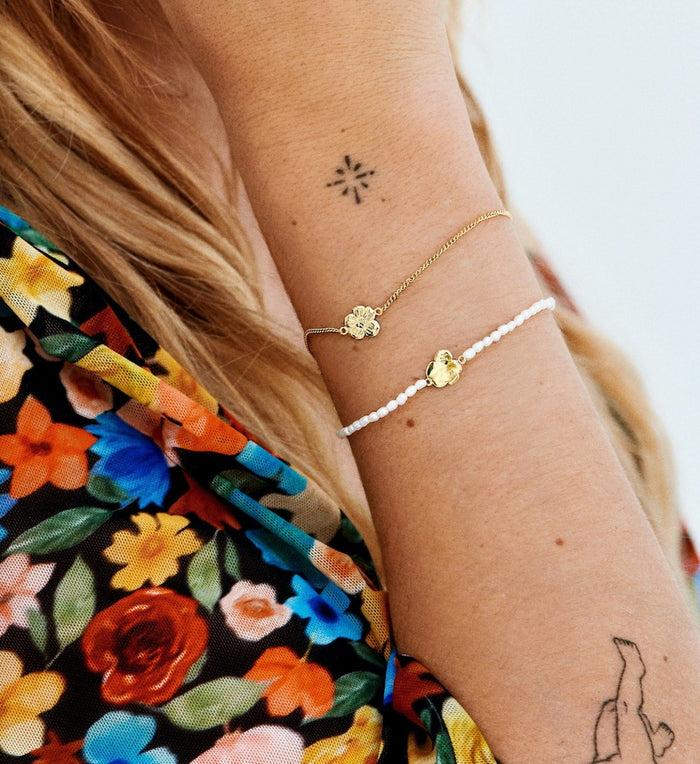 Anna Nina Soul Flower Bracelet Silver