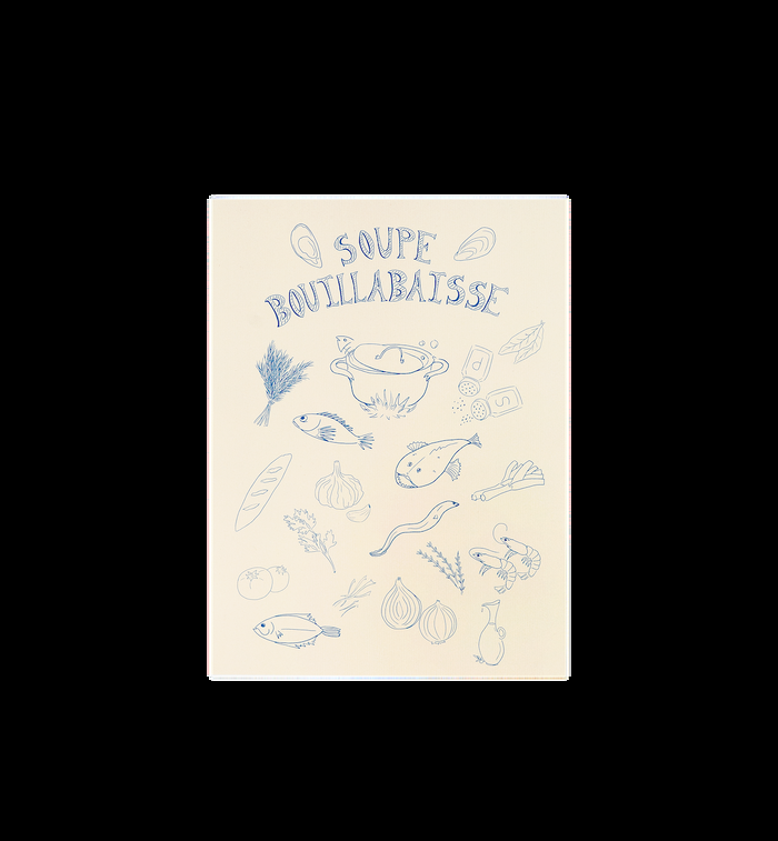 anna nina Soupe Bouillabaisse Poster