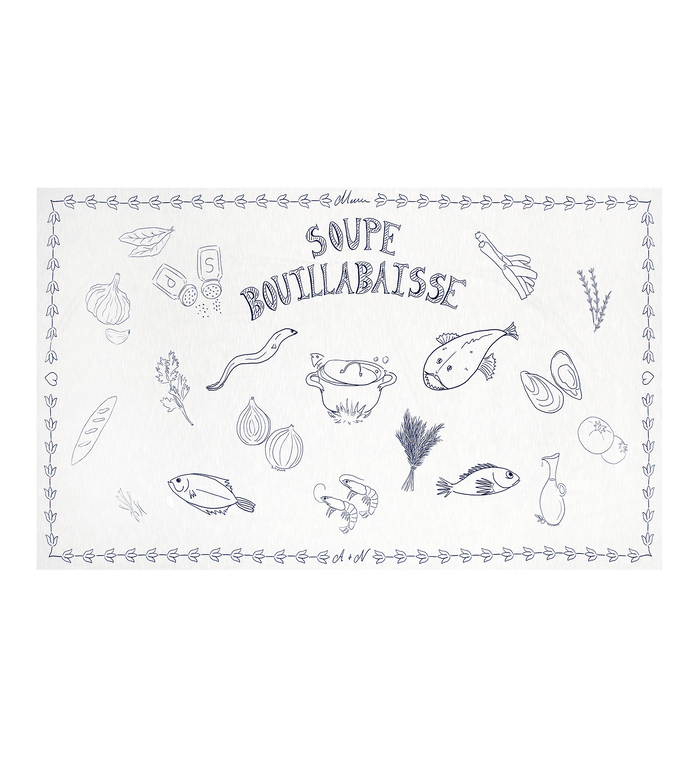 anna nina Soupe Bouillabaisse Tablecloth