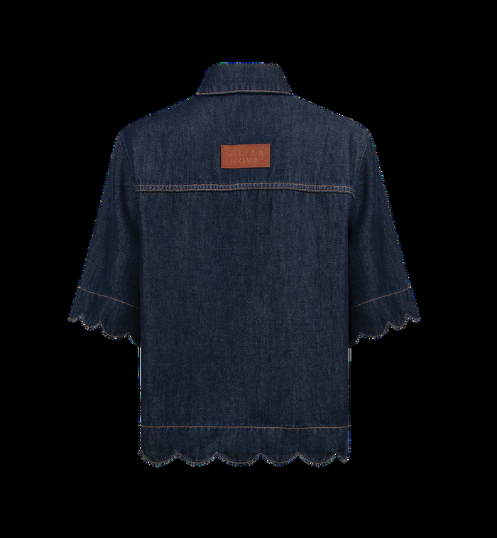 Anna Nina Stella Nova Dark Denim Shirt Black