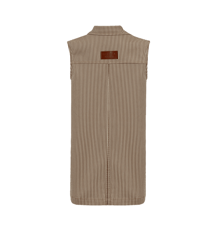 Anna Nina Stella Nova Striped Denim Dress Green