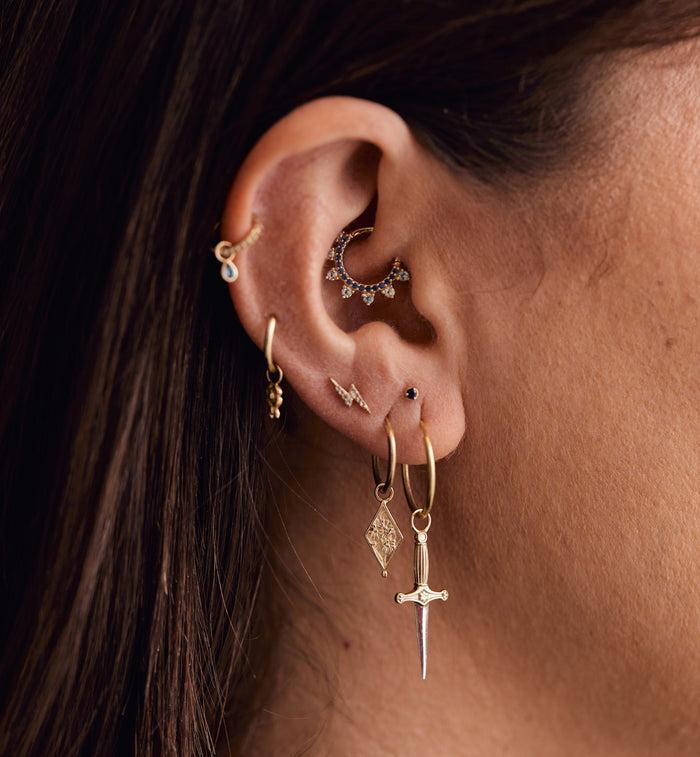 Anna Nina Struck By You Piercing Front 14K