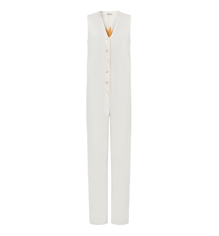 anna nina Sunny Jumpsuit White