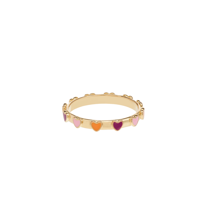 anna nina Sunset Love Ring Gold Plated