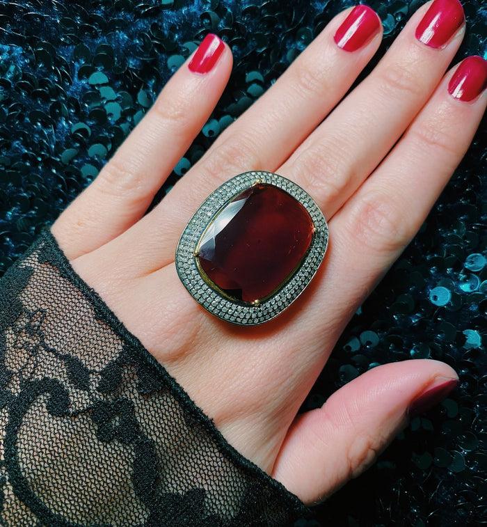 Anna Nina Suri Ring Gold Plated