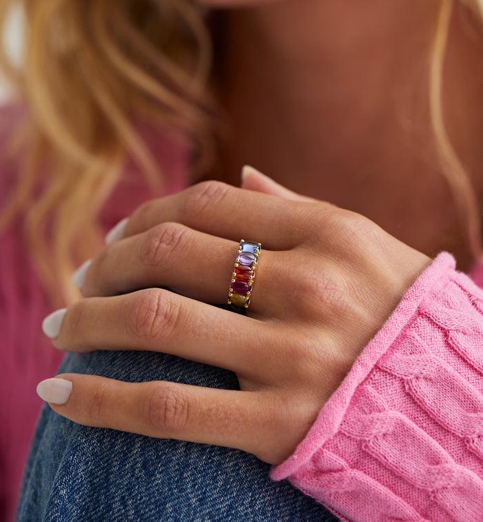 Anna Nina Surreal Love Ring Silver