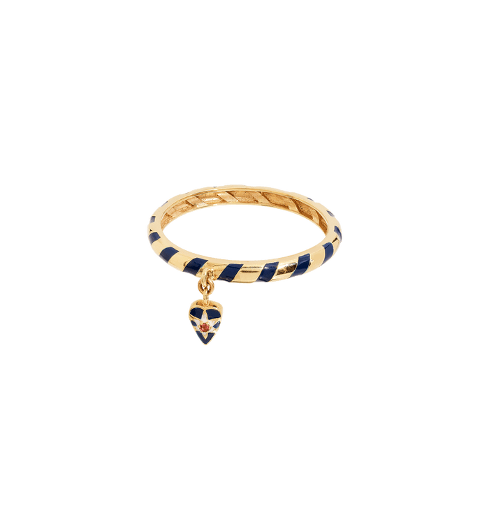 anna nina Tainted Sky Ring 14K Yellow Gold