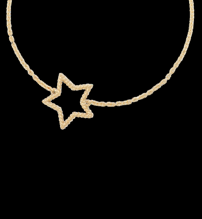anna nina Tangled Star Bracelet 14K