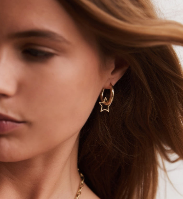 Anna Nina Tangled Star Charm 14K