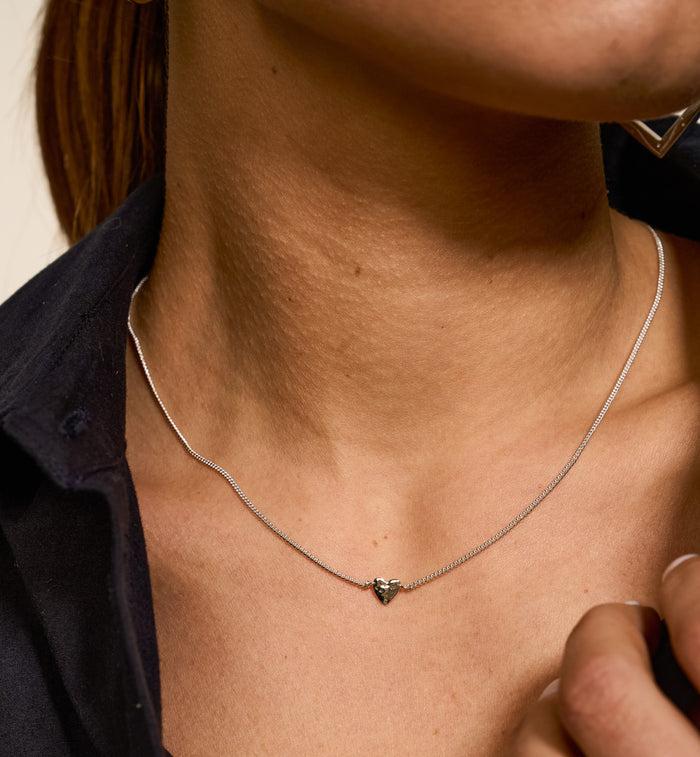 Anna Nina Te Quiero Necklace Silver