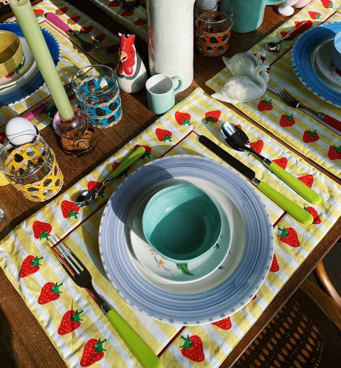 Anna Nina Teaspoon Set 6 Pieces - Bright Multicolour