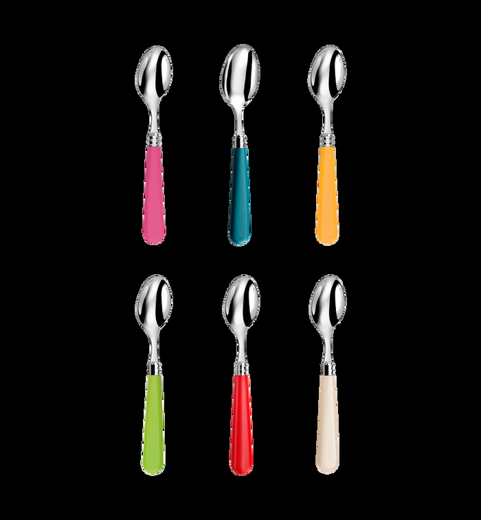 anna nina Teaspoon Set 6 Pieces - Bright Multicolour