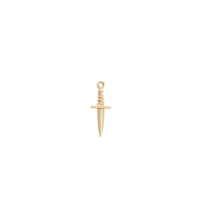 Anna Nina Tiny Dagger Charm 14K