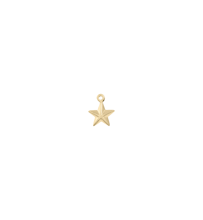 anna nina Tiny Star Charm 14K