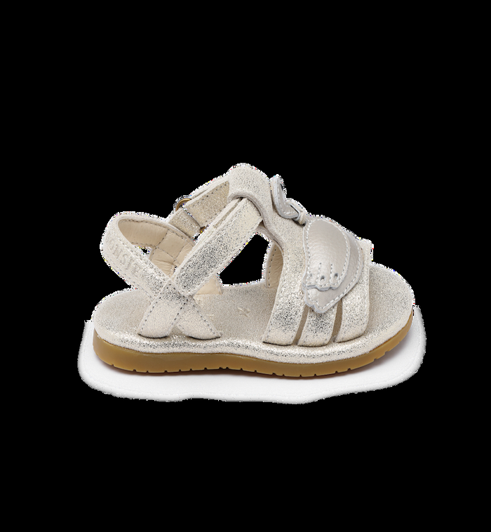 anna nina Tiny Swan Sandals Grey