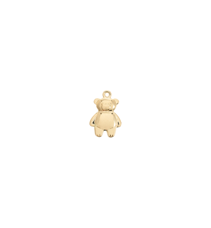 Anna Nina Tiny Teddy Charm 14K