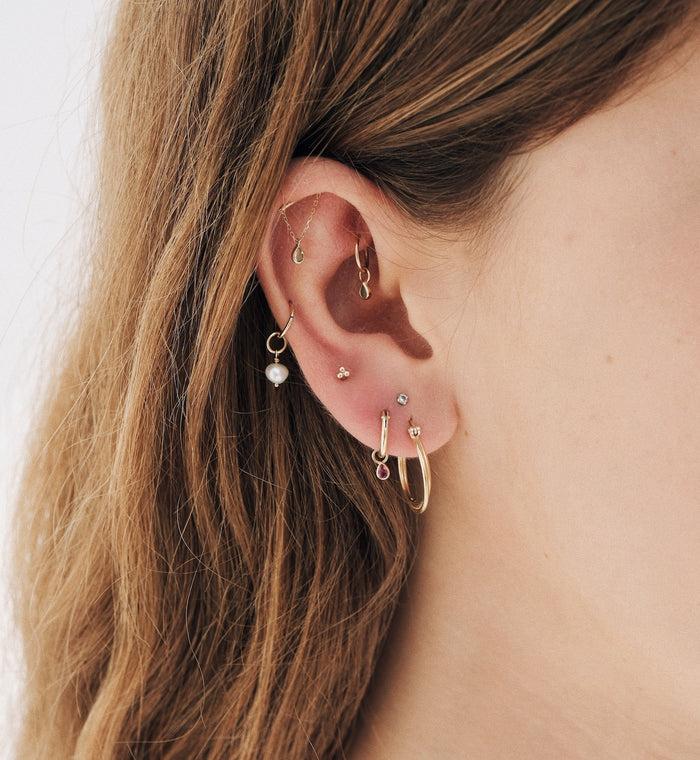 Anna Nina Trinity Piercing Front 14K