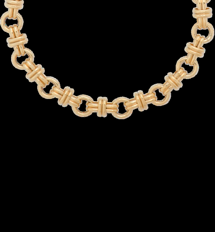 Anna Nina Twin Rolo Bracelet Gold Plated