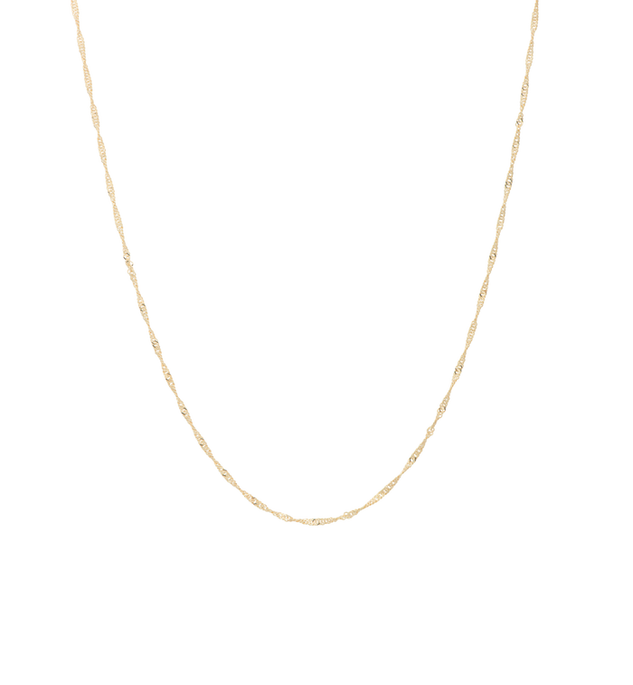 anna nina Twist Necklace 14K