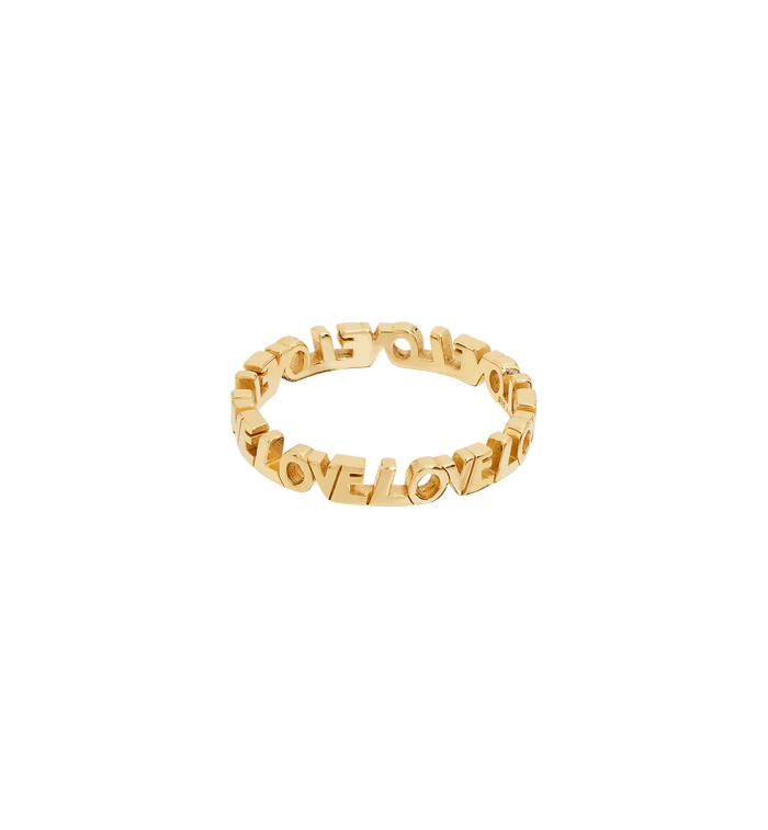 anna nina Universal Love Ring 14K Yellow Gold