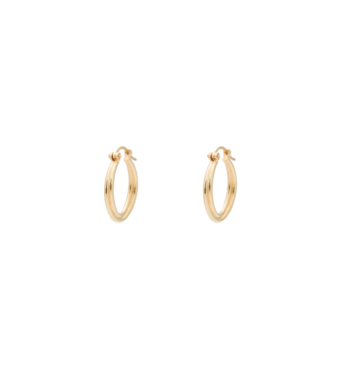 Anna Nina Utopic Hoop Earrings 14K