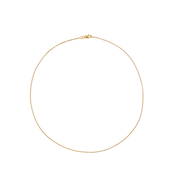 Anna Nina Venetian Plain Necklace 14K
