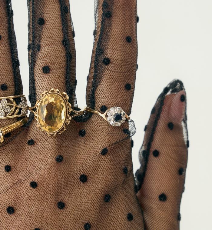 Anna Nina Vintage Blue Skies Ring 9K