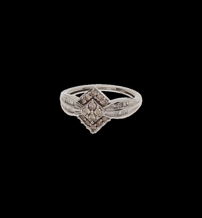 anna nina Vintage Lily Frost Ring 9K