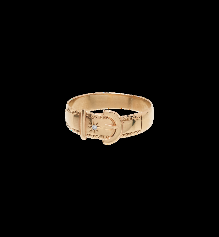 anna nina Vintage Luxe Loop Ring 9K