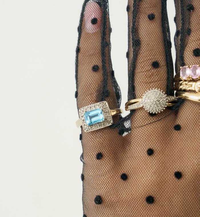 Anna Nina Vintage Zinnia Dream Ring 9K